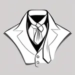 white cravat image